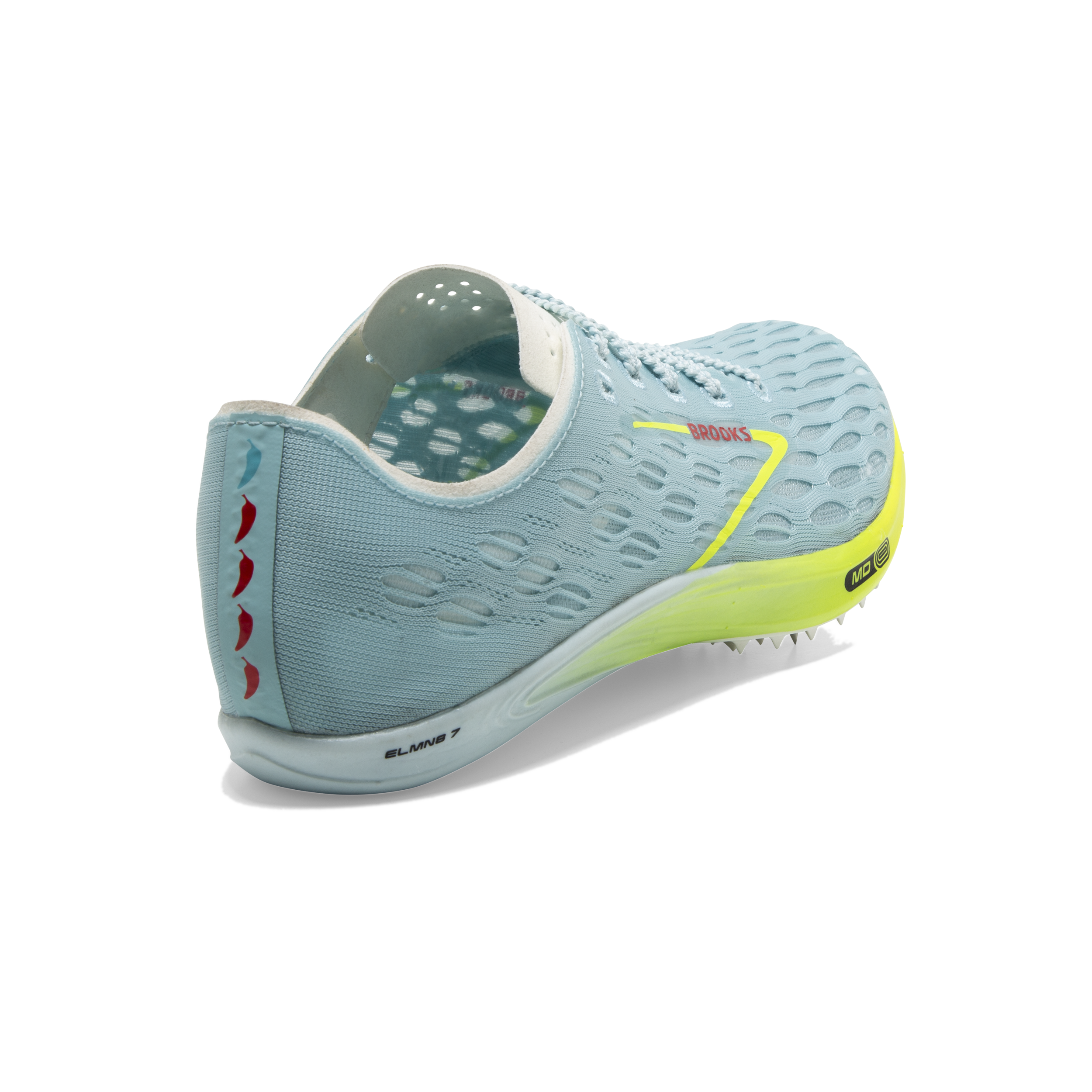 Brooks Unisex ELMN8 7 Blue Glow/Nightlife/Red