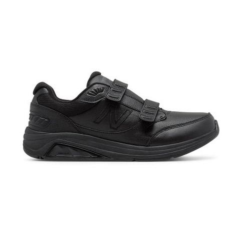 New Balance Men's Hook and Loop Leather 928v3 Black
