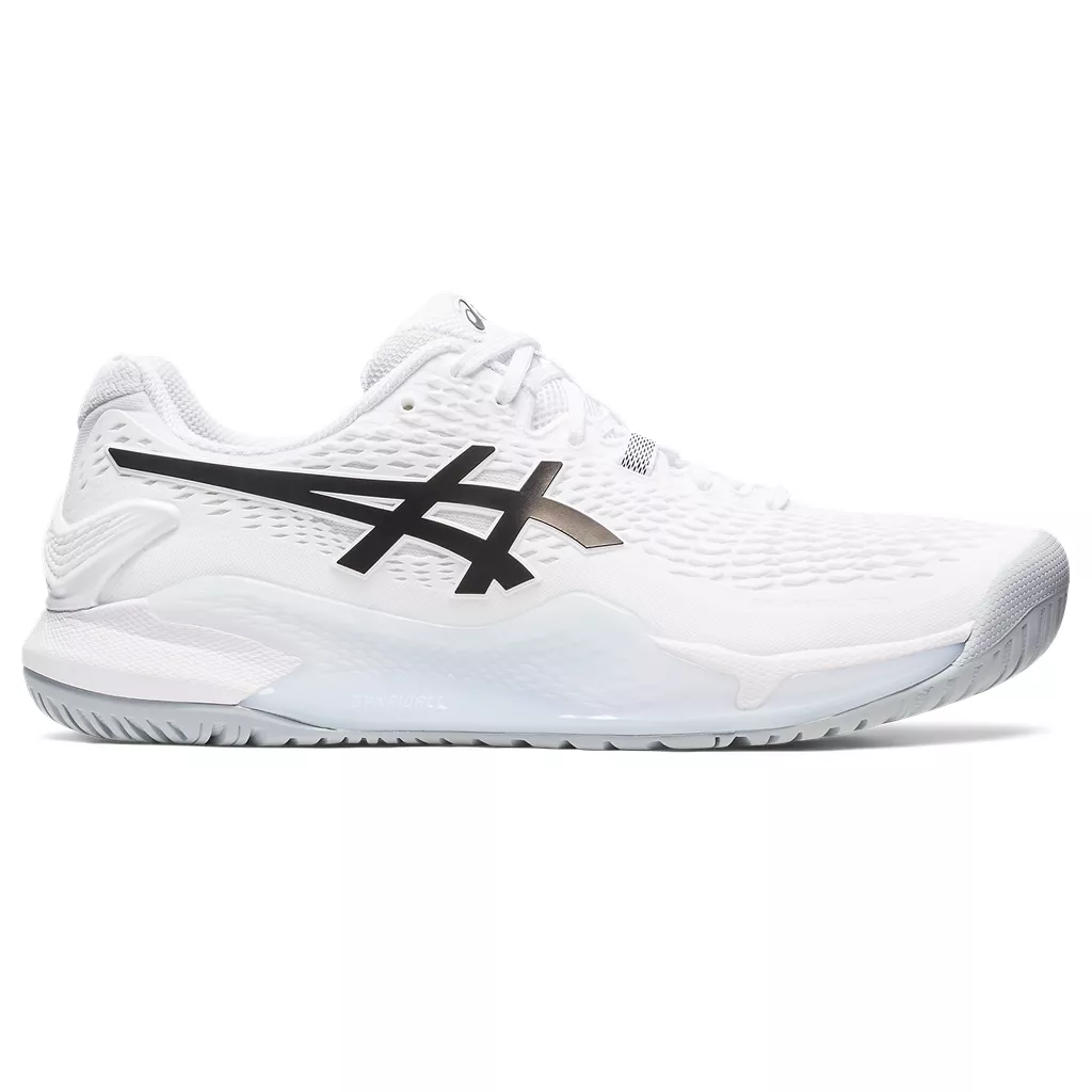 Asics Men's GEL-RESOLUTION 9 WHITE/BLACK