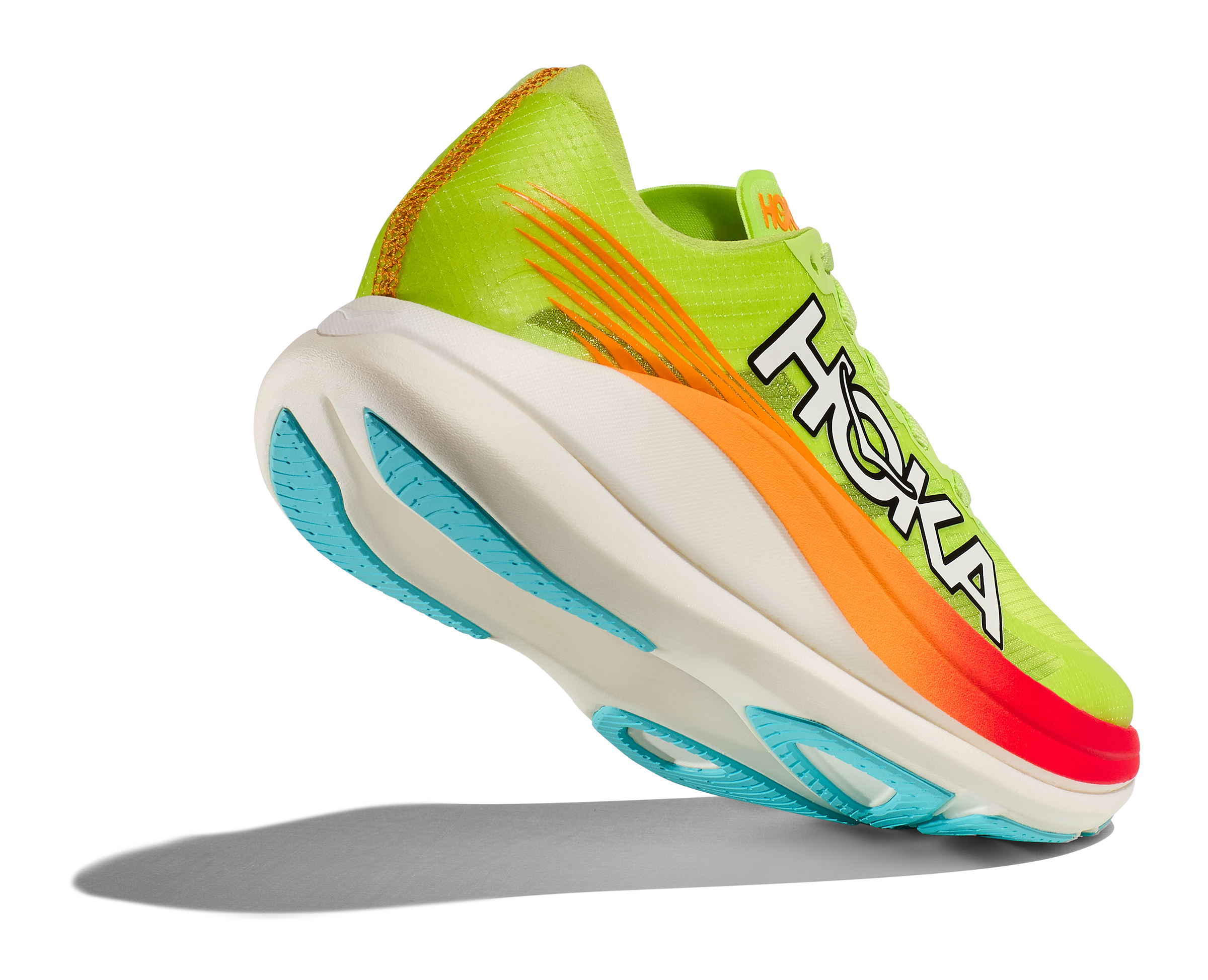 Hoka All Gender ROCKET X 2 LETTUCE / SOLAR FLARE