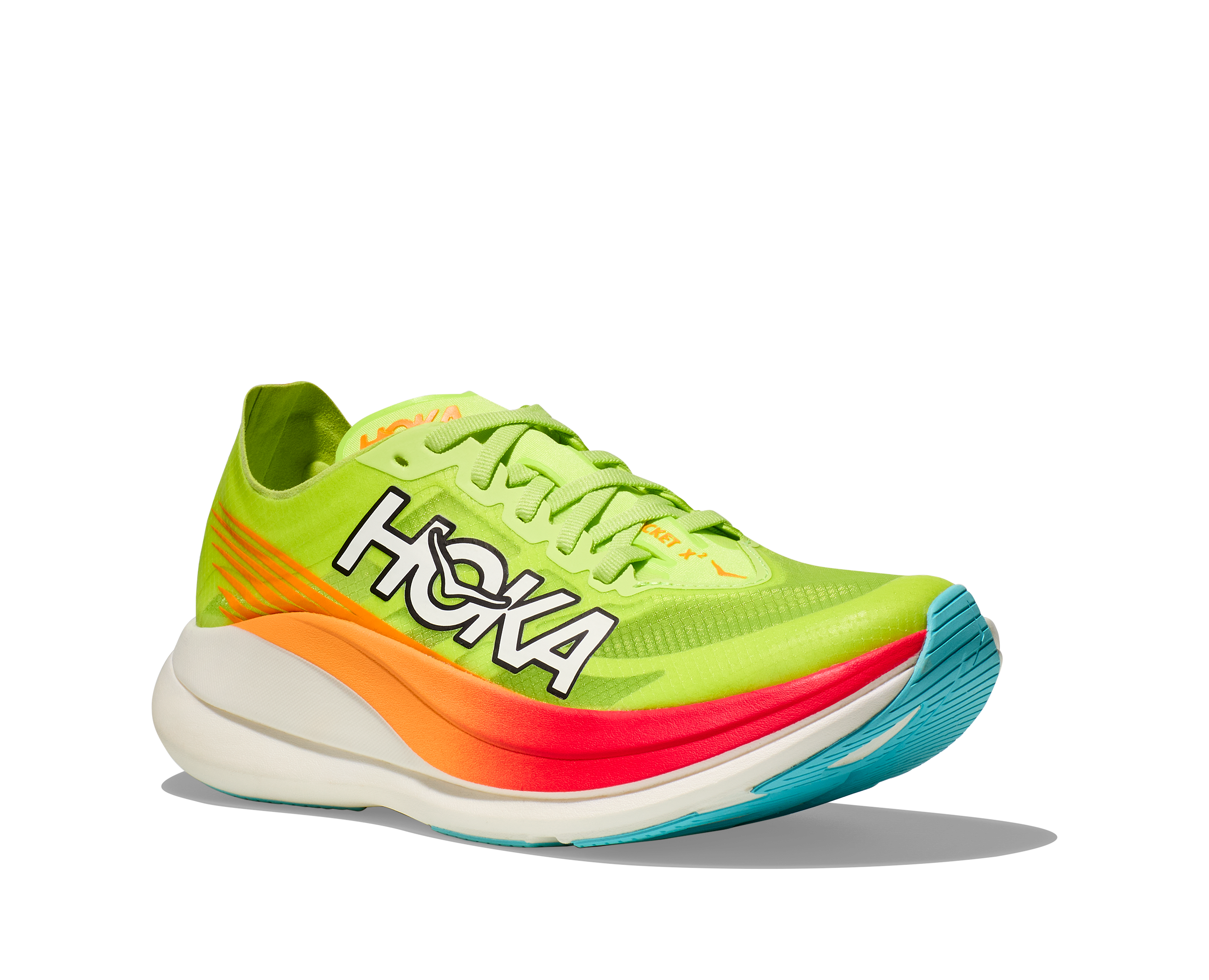 Hoka All Gender ROCKET X 2 LETTUCE / SOLAR FLARE
