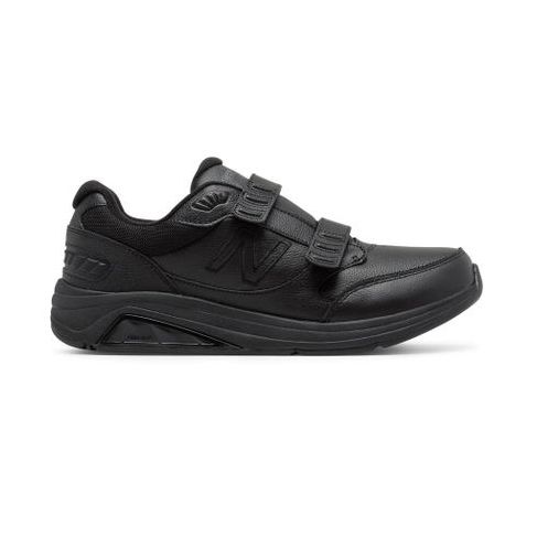 New Balance Men's Hook and Loop Leather 928v3 Black